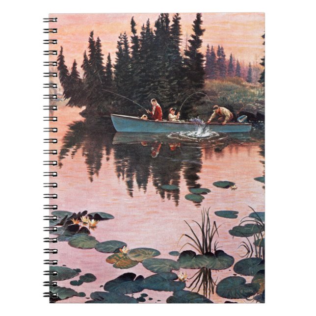 En Bra Catch från John Clymer Anteckningsbok (Framsidan)