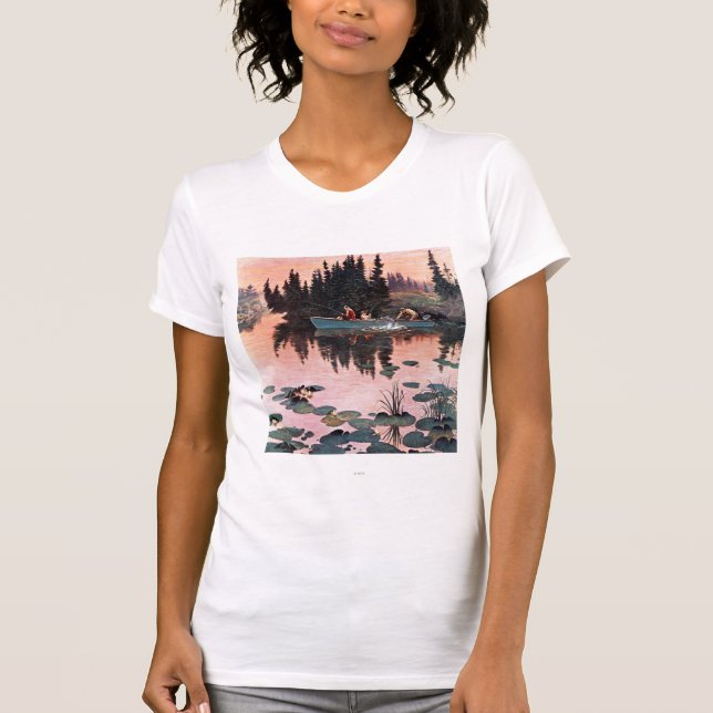 En Bra Catch från John Clymer Tee Shirt (Framsida)