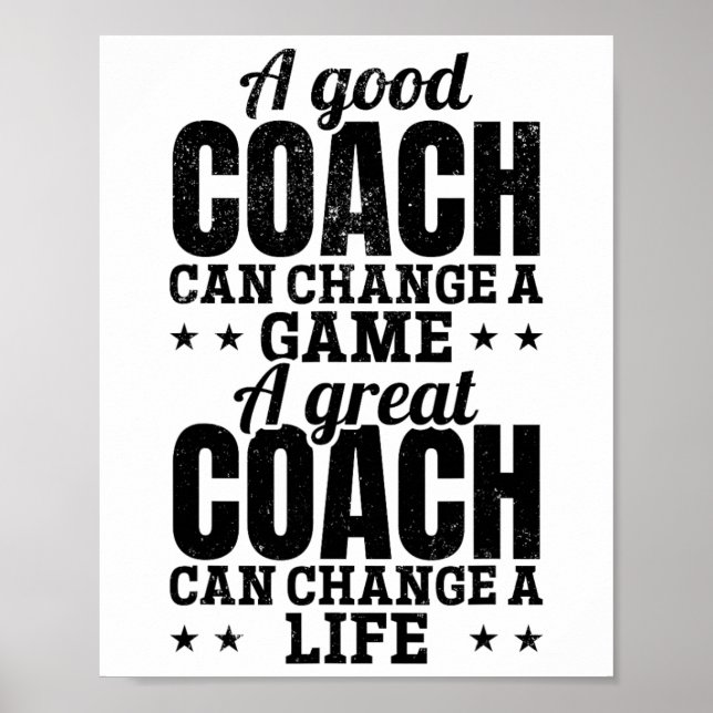 En Bra Coach kan ändra ett spel till en Underbar c Poster (Framsidan)