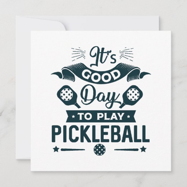 En bra dag att spela Pickleball (Framsida)