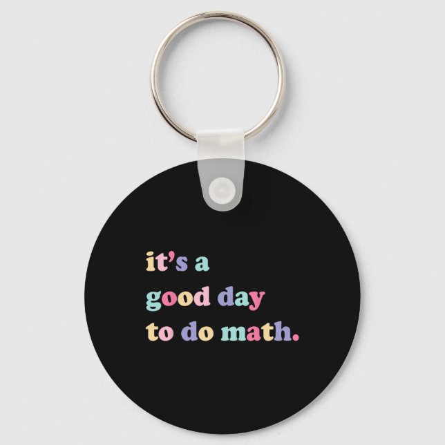 En Bra dag för att göra matematik för lärare tillb Nyckelring (Framsida)