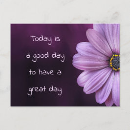 En Bra dag för en Underbar dag/Blommigt Vykort