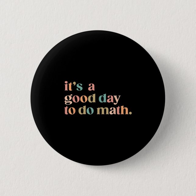 En Bra dag för Math Back to school Lärare F Knapp (Framsida)