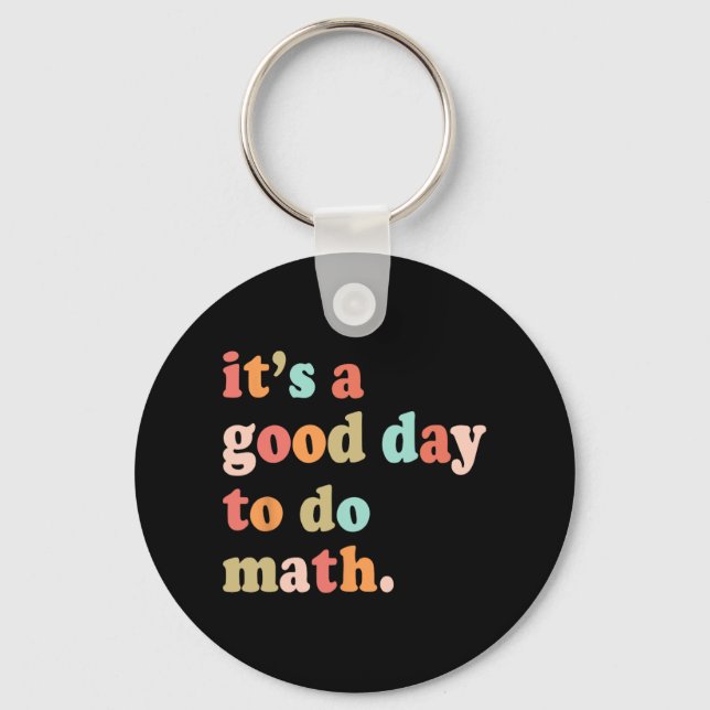 En Bra dag för testning av matematisk huvudvärk Nyckelring (Framsida)