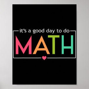 En Bra dag för testning av matematisk huvudvärk Poster