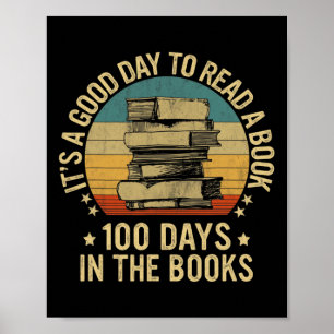 En Bra för att läsa 100 dagar i Bok Älskare Poster