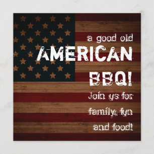 En bra gammal amerikanBBQ! Inbjudningar