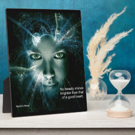 En Bra Heart Tabletop Plaque med Easel