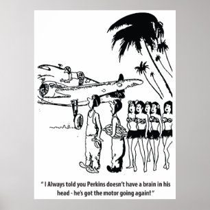 En bra mekaniker, rolig, vintage poster