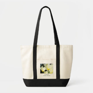 En bra plan är alltid välkommen! Tote bag Tulpaner Tygkasse