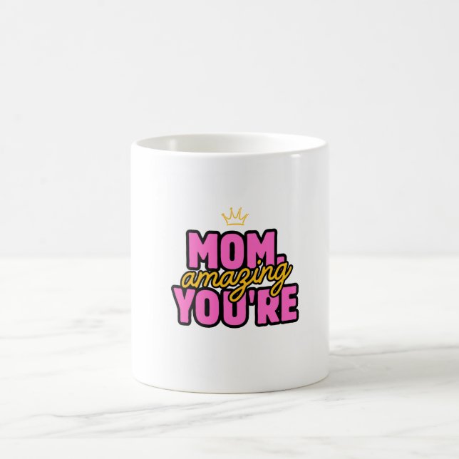 En bra present till din mamma kaffemugg (Center)