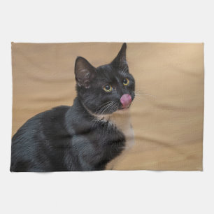 En Bra Slickar painterly Kökshandduk