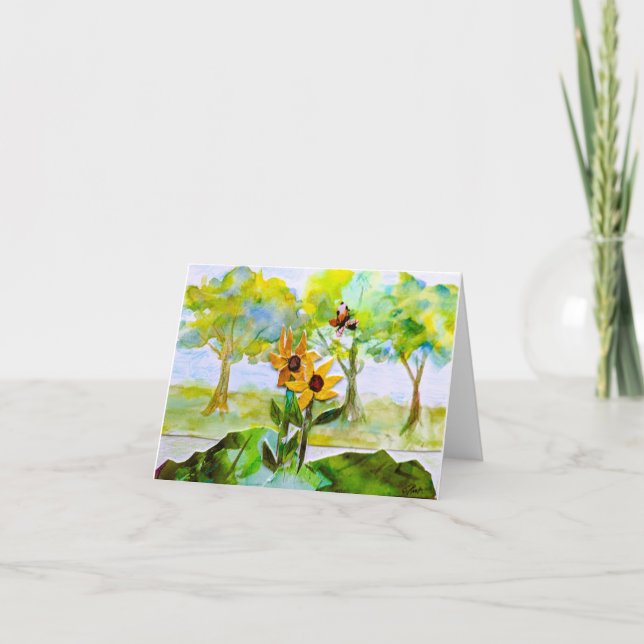 En Bra sommardag Helgkort (Framsida)