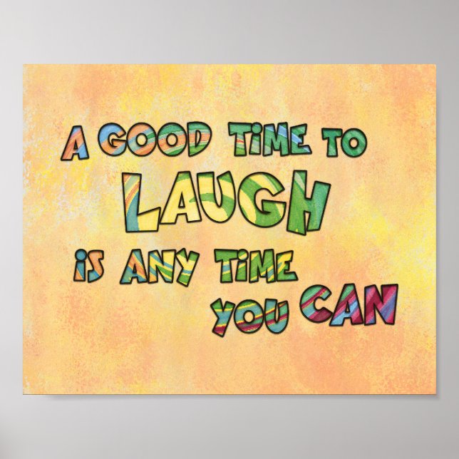 EN BRA-TiME TILL LAUGH iS ANYME YOU CAN Poster (Framsidan)
