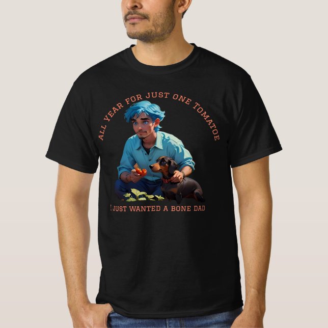 En Bra Tomat och Inget Ben Roliga Citat T Shirt (Framsida)