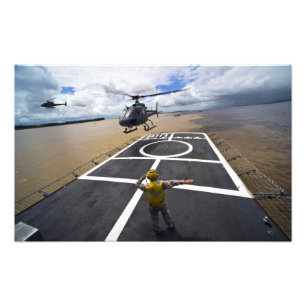En brasilianska Eurocopter förbereder sig att Fototryck