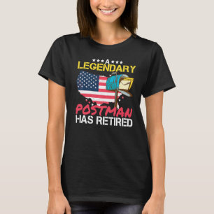 En brevbärare har återvänt i postarbetare I T Shirt