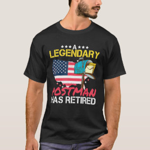 En brevbärare har återvänt i postarbetare I T Shirt