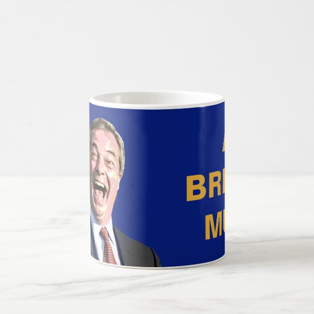 EN BREXIT-MUGG. Roligt Nigel Farage Brexit Kaffemugg (Center)