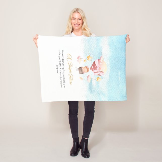 En Bright Future Fleece Blanket (På plats)