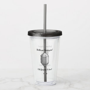 En briljant geolog's Quartz Pun Take Away Mugg