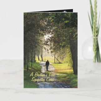 En broder kärlek, sympatikort kort