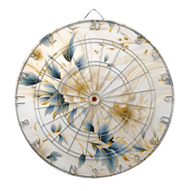 En bröllopsblommig serie design 1 darttavla (Framsidan)