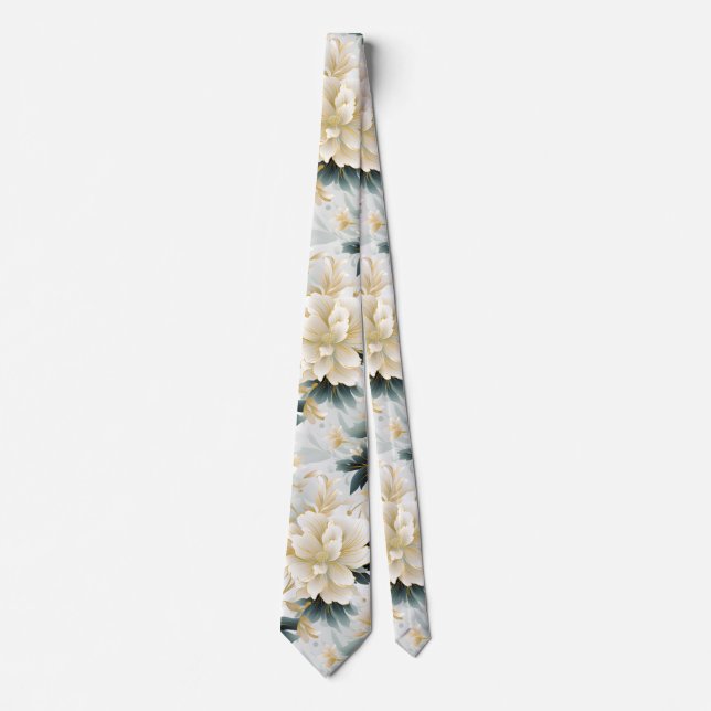 En bröllopsblommig serie design 7 slips (Framsida)