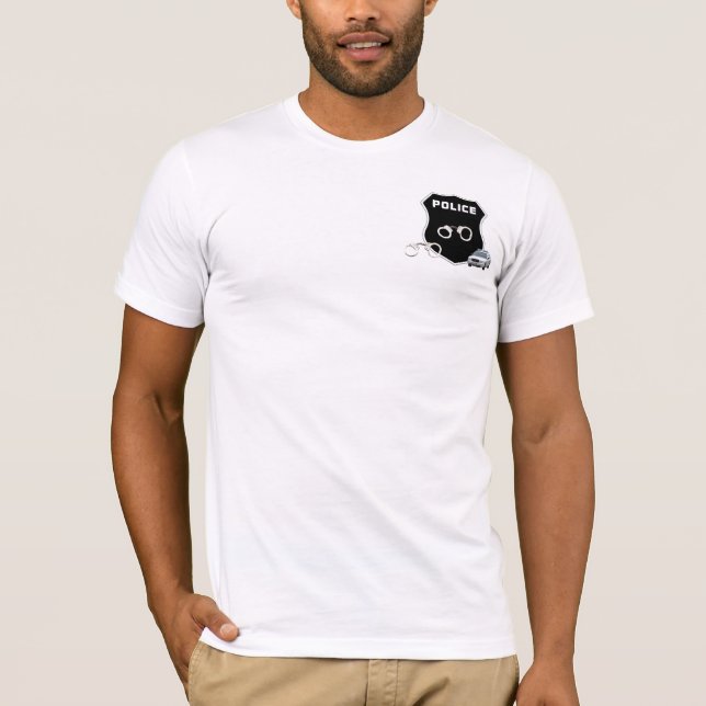 En brotts- plats t-shirt (Framsida)
