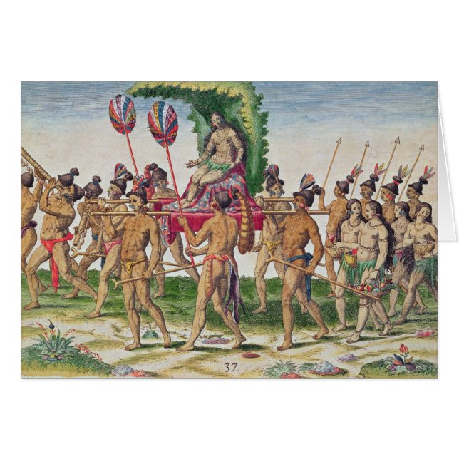 En brud bärs hälsningskort (Framsidan Horizontal)