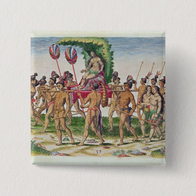 En brud bärs knapp (Framsida)