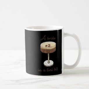 En brud i en liten brud rolig Martini möhippa Kaffemugg