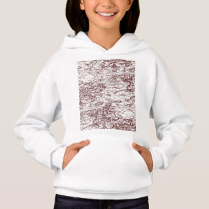 en brun och vit bakgrund med ett grovt struktur t shirt