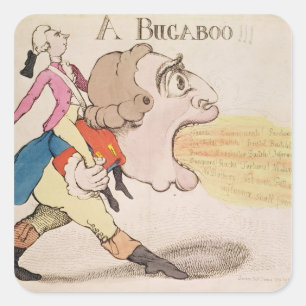 En Bugaboo! Fyrkantigt Klistermärke