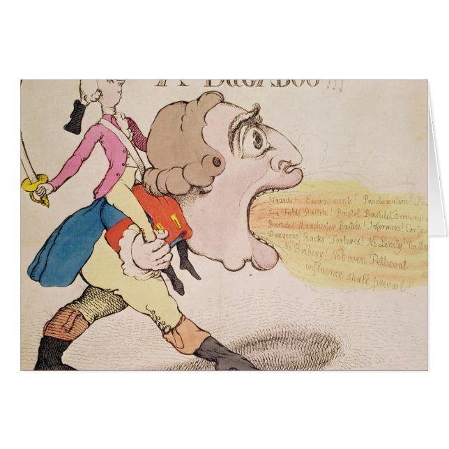 En Bugaboo!!! Hälsningskort (Framsidan Horizontal)