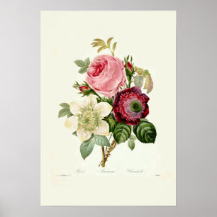 En bukett av blommor poster
