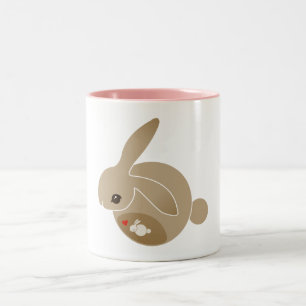en BULLE i ugnen Två-Tonad Mugg