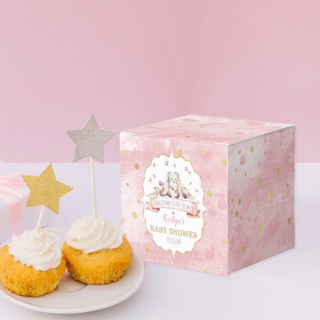 En Bunny är på väg! Påsk Baby Shower Presentaskar (Skapare uppladdad)