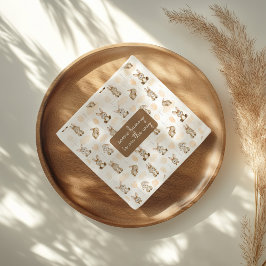 En Bunny är på vägen mot en neutral babyskare. Pappersservett