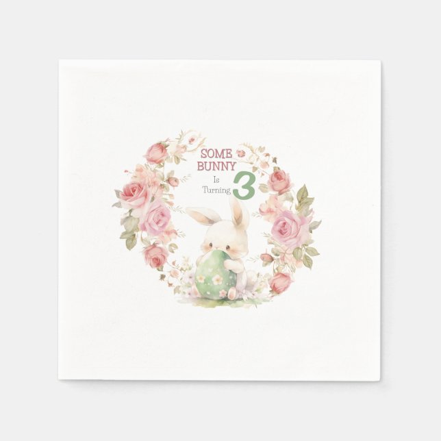 En Bunny är Turing One Pappersservett (Framsidan)