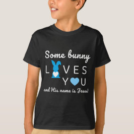 En Bunny Kärlek You - Jesus Påsk Christian Boys T Shirt