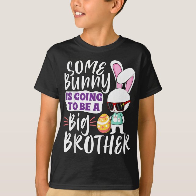 En Bunny kommer att bli en storebror Påsk Gif T Shirt (Framsida)