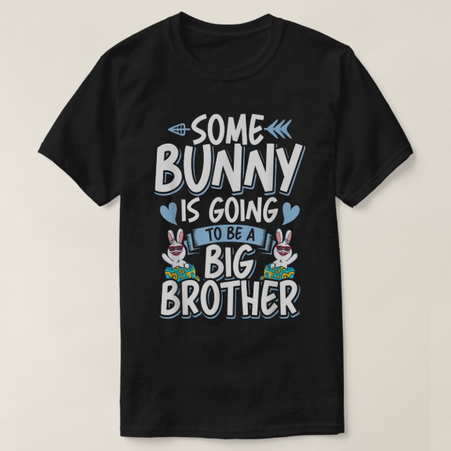 En Bunny kommer att bli en storebror Syskon för T Shirt (Design framsida)