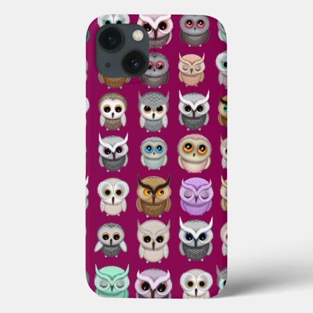En bunt av Cute Uggla Design (Baksida)