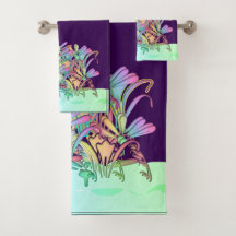 En bunt av pastellblommor Lila