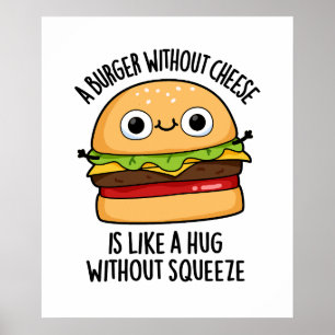 En burgare utan ost som en hugg utan säck poster