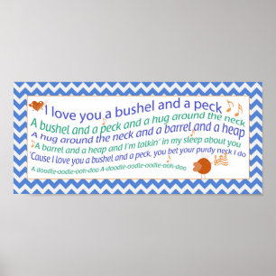 En Bushel och en hackaffisch Poster