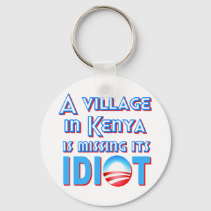 En by i Kenya saknar sitt Idiot Obama Nyckelring