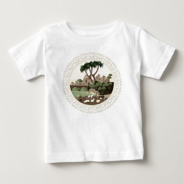 En by på Mitten T Shirt (Framsida)
