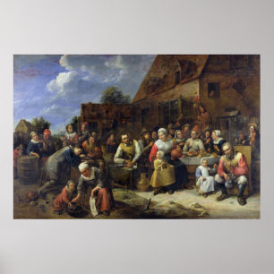 En bybankett poster
